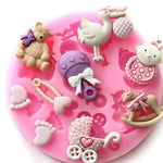 Baby themed silicone mould