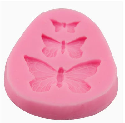 Butterfly trio silicone mould