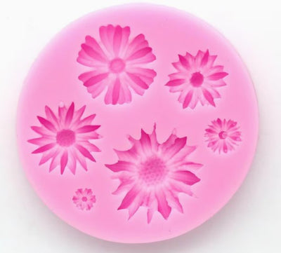 Multi flowers silicone mould