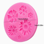 Multi flowers silicone mould