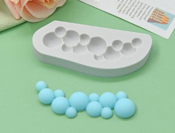 Half Bubble Border silicone mould