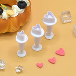 Heart shaped plunger cutters