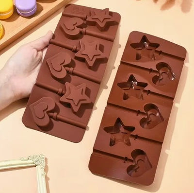 Hearts and Stars pop mould