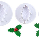 Holly Leaf plunger Cutter set