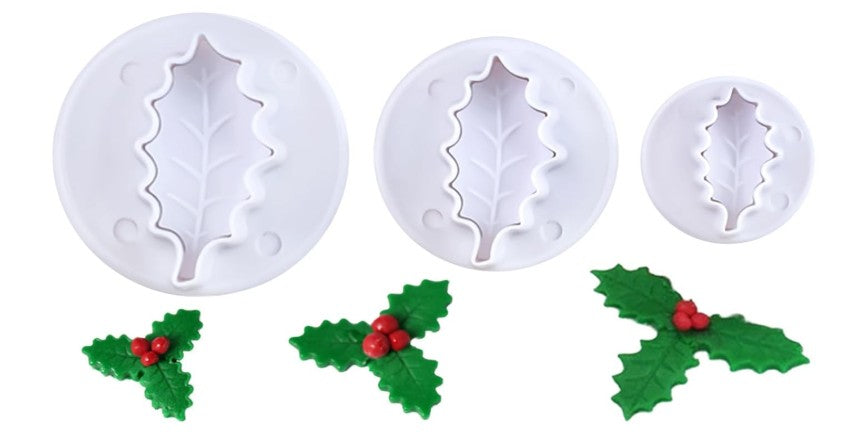 Holly Leaf plunger Cutter set