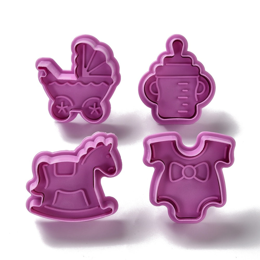 Baby themed plunger cutter set