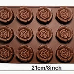 Roses silicone mould