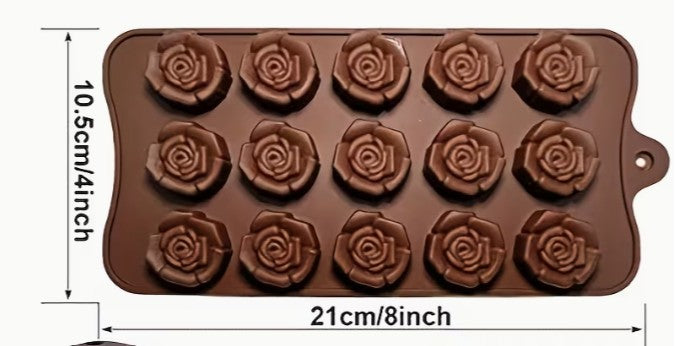 Roses silicone mould
