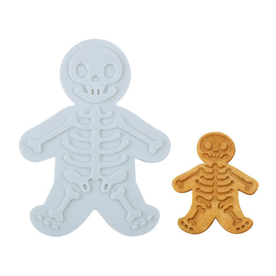 Large Skeleton cookie cutter and stamp