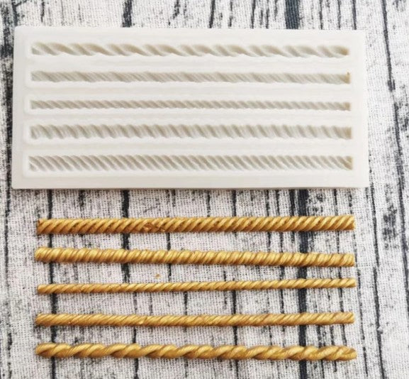 Twist Border silicone mould