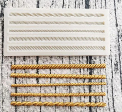 Twist Border silicone mould