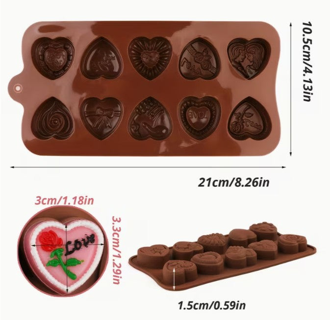 Valentines heart mould